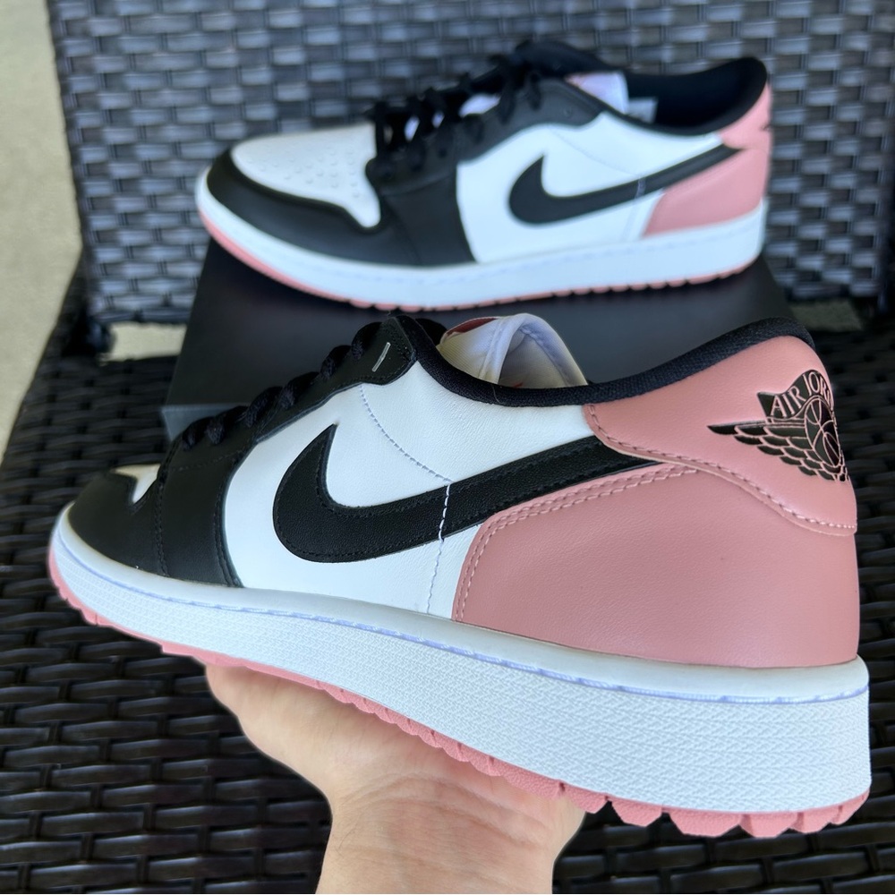 AIR JORDAN 1 GOLF LOW RUST PINK Size 14 - Picture 4 of 5